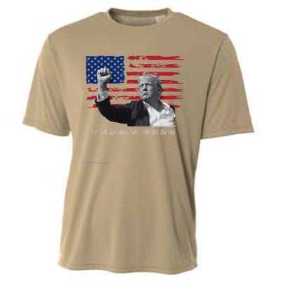 Trump For President 2024 Patriotic Triumph Maga Cooling Performance Crew T-Shirt