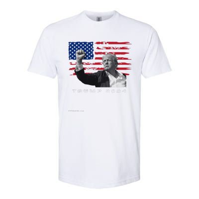 Trump For President 2024 Patriotic Triumph Maga Softstyle CVC T-Shirt