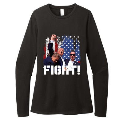 Trump Fight Pennsylvania 2024 Womens CVC Long Sleeve Shirt