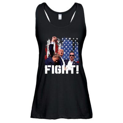 Trump Fight Pennsylvania 2024 Ladies Essential Flowy Tank