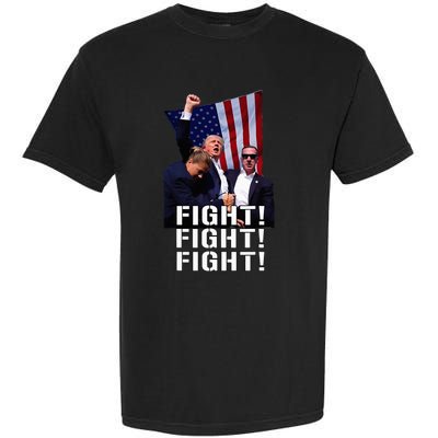 Trump Fist Pumped Fight Pray For Trump America Garment-Dyed Heavyweight T-Shirt