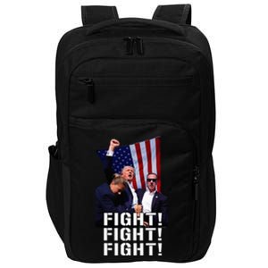 Trump Fist Pumped Fight Pray For Trump America Impact Tech Backpack