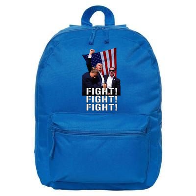 Trump Fist Pumped Fight Pray For Trump America 16 in Basic Backpack