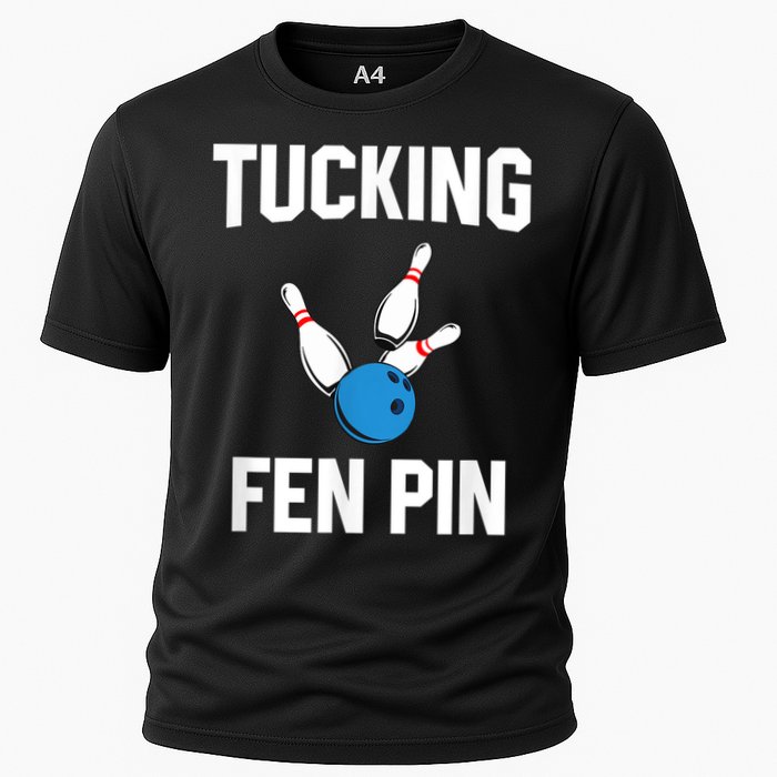 Tucking Fen Pin Funny Bowling Cooling Performance Crew T-Shirt