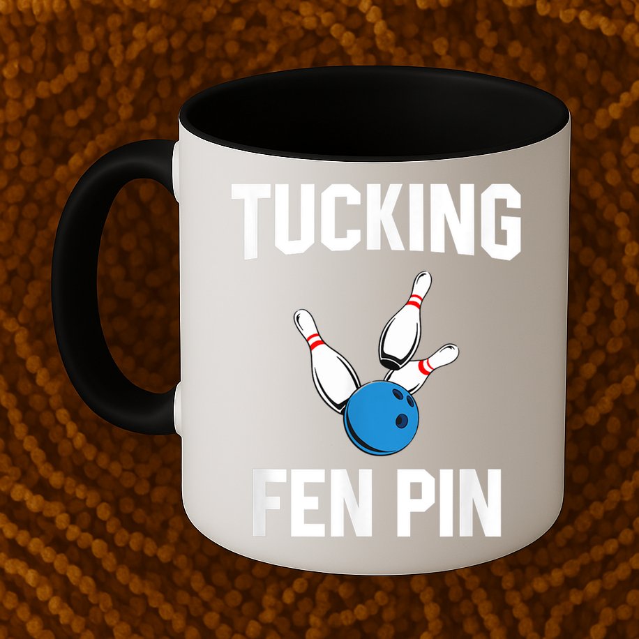 Tucking Fen Pin Funny Bowling Mug