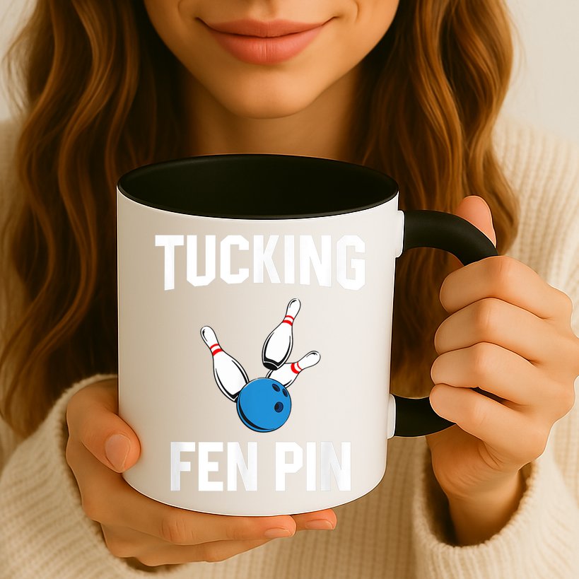 Tucking Fen Pin Funny Bowling Mug