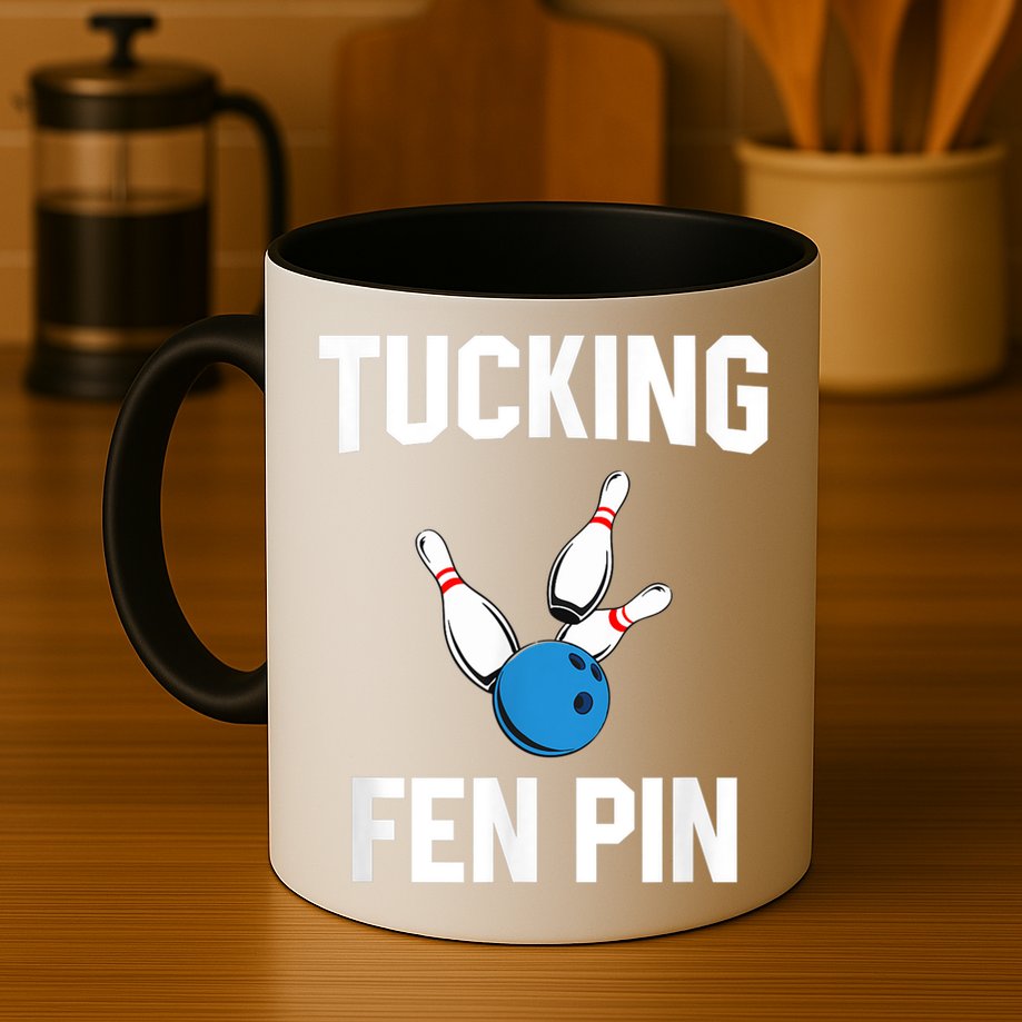 Tucking Fen Pin Funny Bowling Mug