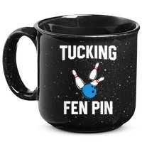 Tucking Fen Pin Funny Bowling 15oz Campfire Ceramic Mug