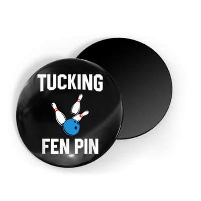 Tucking Fen Pin Funny Bowling Magnet