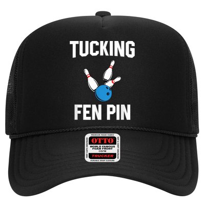 Tucking Fen Pin Funny Bowling Trucker Hat