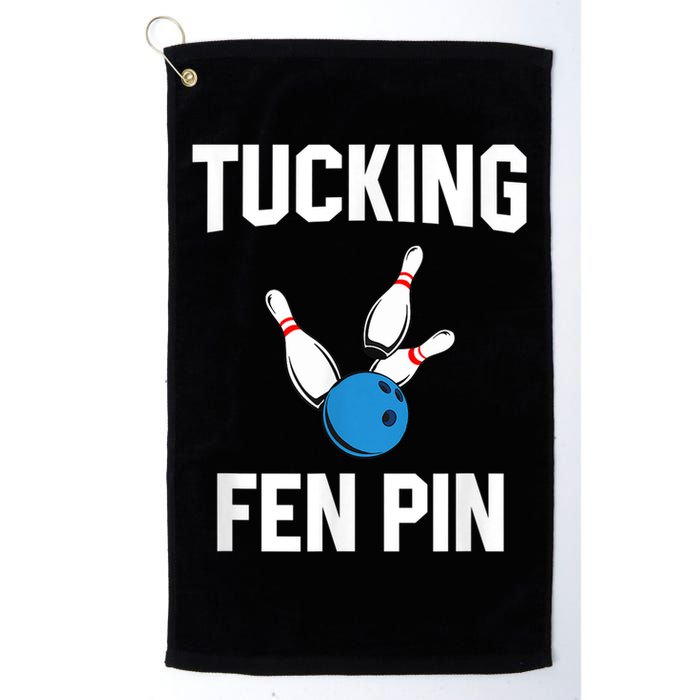 Tucking Fen Pin Funny Bowling Golf Towel