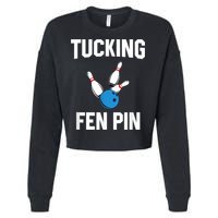 Tucking Fen Pin Funny Bowling Cropped Pullover Crew