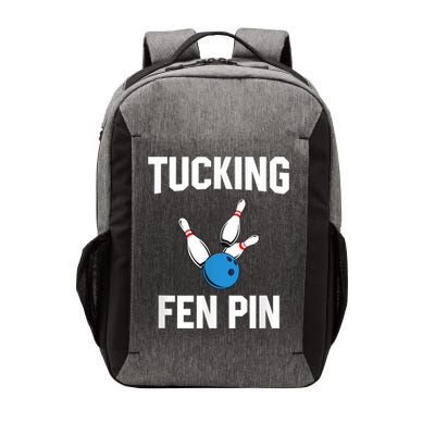 Tucking Fen Pin Funny Bowling Vector Backpack