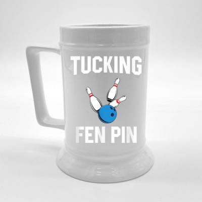 Tucking Fen Pin Funny Bowling Beer Stein