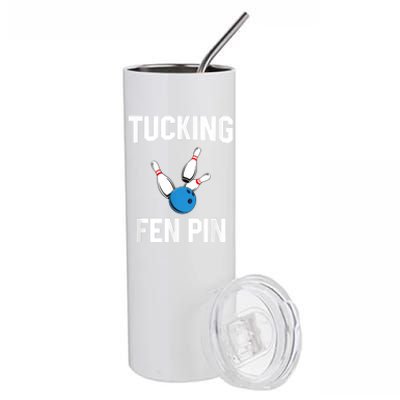 Tucking Fen Pin Funny Bowling Stainless Steel Tumbler