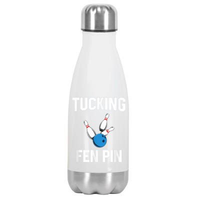 Tucking Fen Pin Funny Bowling Stainless Steel Insulated Water Bottle