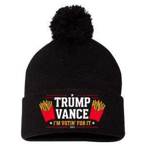 Trump Funny – Political Humor 2024 Pom Pom 12in Knit Beanie