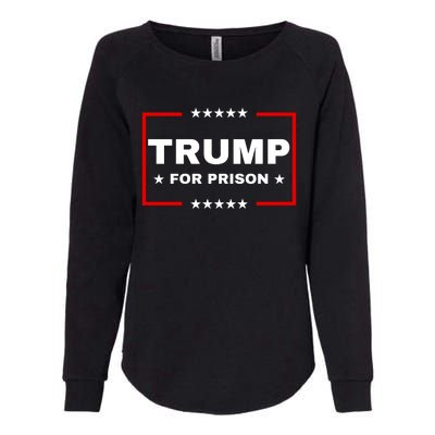 Trump For Prison Anti Trump Womens California Wash Sweatshirt