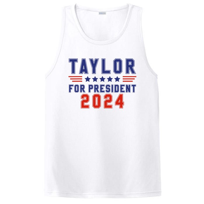 Taylor For President 2024 Funny Taylor First Name PosiCharge Competitor Tank