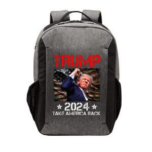 Trump Fist Pump Shot At Trump 2024 Trump Survives Rally Vector Backpack