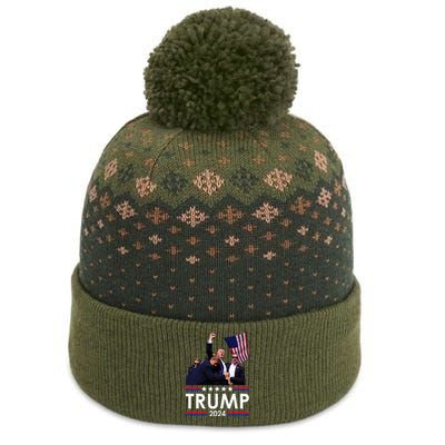 Trump Fist Pump Shot At Trump 2024 Trump Survives Rally The Baniff Cuffed Pom Beanie