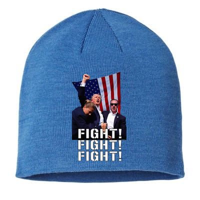 Trump Fist Pump Shot At Trump 2024 Trump Survives Rally Sustainable Beanie