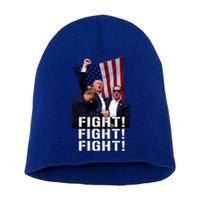 Trump Fist Pump Shot At Trump 2024 Trump Survives Rally Short Acrylic Beanie