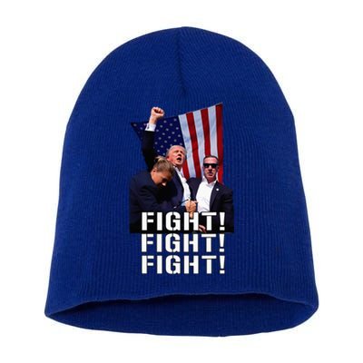 Trump Fist Pump Shot At Trump 2024 Trump Survives Rally Short Acrylic Beanie