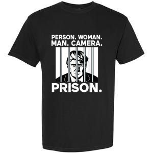 Trump For Prison 2024 Support Trump 4th Of July Garment-Dyed Heavyweight T-Shirt