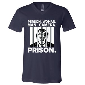 Trump For Prison 2024 Support Trump 4th Of July V-Neck T-Shirt