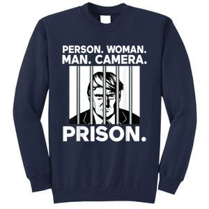 Trump For Prison 2024 Support Trump 4th Of July Tall Sweatshirt