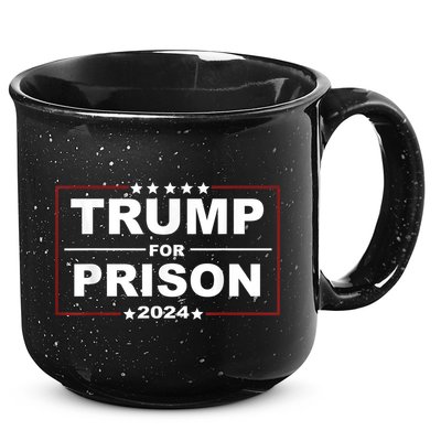 Trump For Prison 2024 Support Trump 4th Of July 15oz Campfire Ceramic Mug