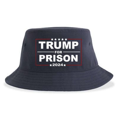 Trump For Prison 2024 Support Trump 4th Of July Sustainable Bucket Hat