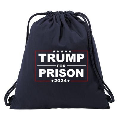 Trump For Prison 2024 Support Trump 4th Of July Drawstring Bag