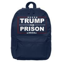 Trump For Prison 2024 Support Trump 4th Of July 16 in Basic Backpack