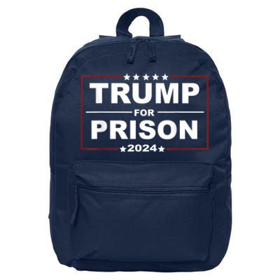 Trump For Prison 2024 Support Trump 4th Of July 16 in Basic Backpack