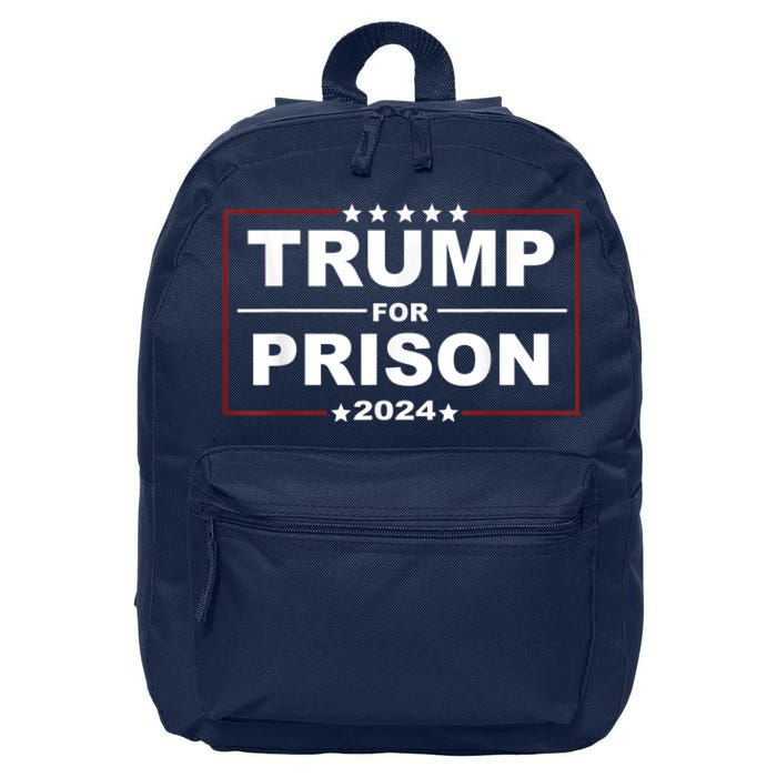 Trump For Prison 2024 Support Trump 4th Of July 16 in Basic Backpack