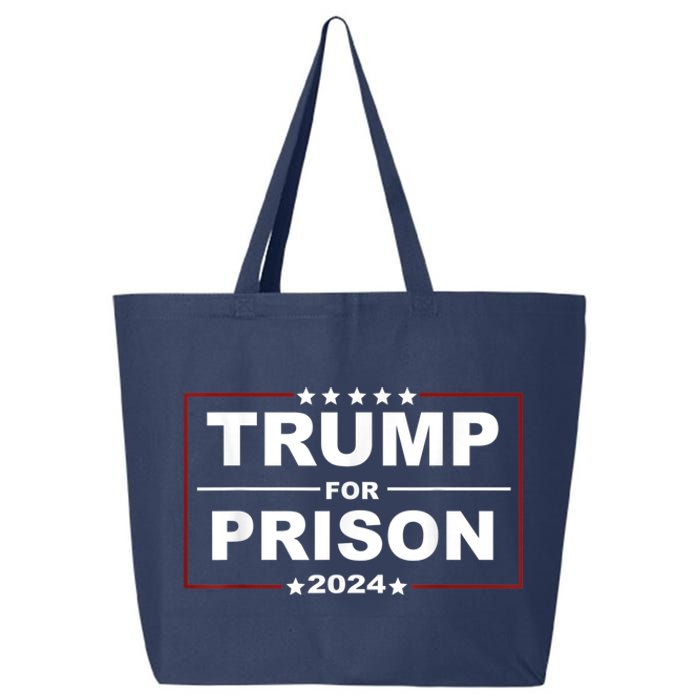 Trump For Prison 2024 Support Trump 4th Of July 25L Jumbo Tote