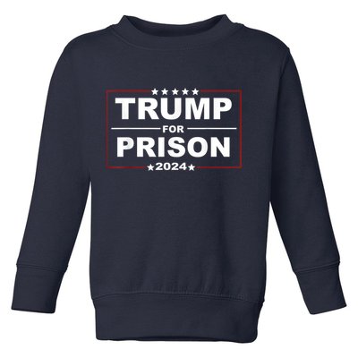 Trump For Prison 2024 Support Trump 4th Of July Toddler Sweatshirt