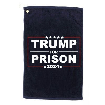 Trump For Prison 2024 Support Trump 4th Of July Golf Towel