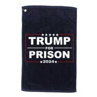 Trump For Prison 2024 Support Trump 4th Of July Golf Towel