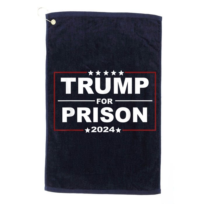Trump For Prison 2024 Support Trump 4th Of July Golf Towel