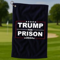 Trump For Prison 2024 Support Trump 4th Of July Golf Towel