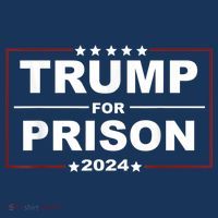 Trump For Prison 2024 Support Trump 4th Of July Womens T-Shirt