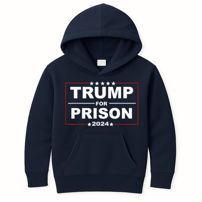 Trump For Prison 2024 Support Trump 4th Of July Kids Hoodie