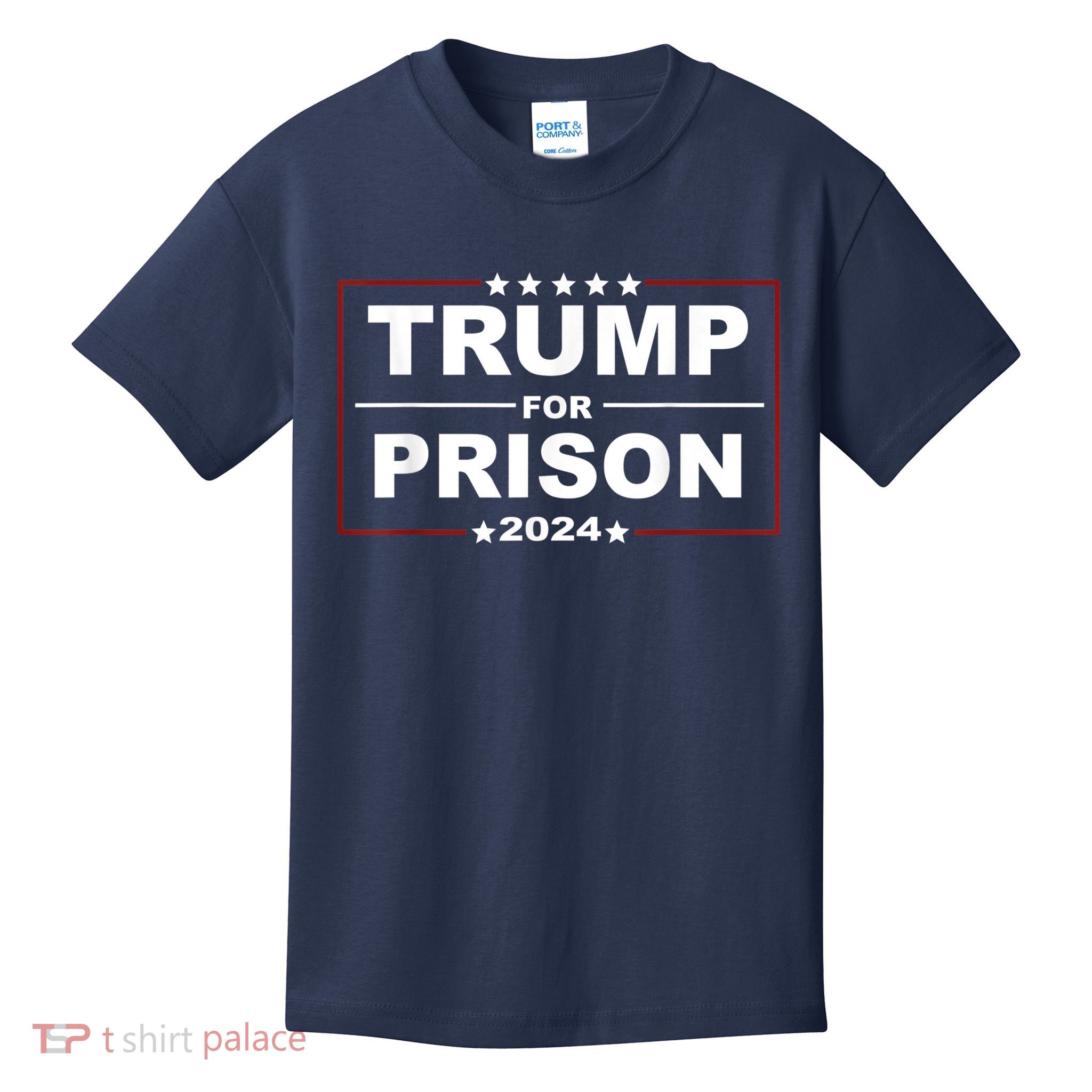 Trump For Prison 2024 Support Trump 4th Of July Kids T-Shirt