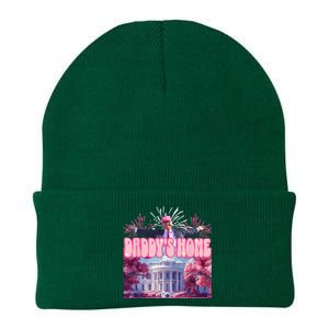 Trump Firework Pink DaddyS Home Trump 2024 Knit Cap Winter Beanie