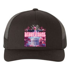 Trump Firework Pink DaddyS Home Trump 2024 Yupoong Adult 5-Panel Trucker Hat