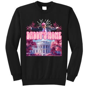 Trump Firework Pink DaddyS Home Trump 2024 Sweatshirt