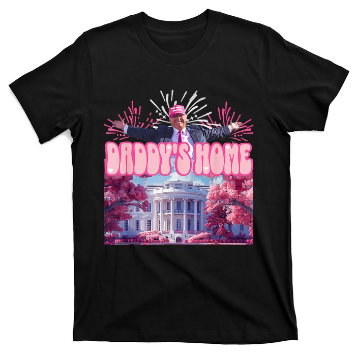 Trump Firework Pink DaddyS Home Trump 2024 T-Shirt